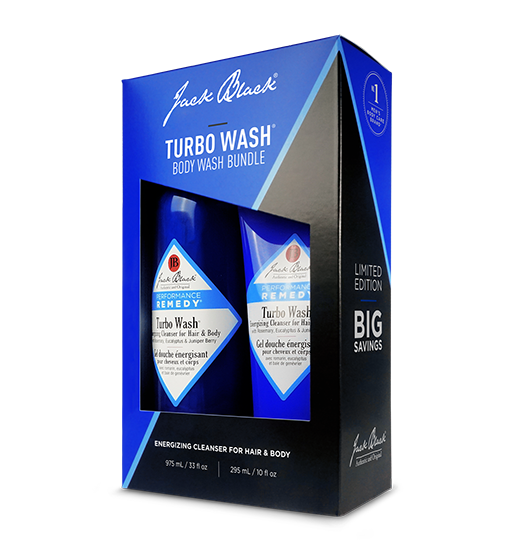 Turbo Wash Duo Bundle items n front of turbo wash duo packaged bundle