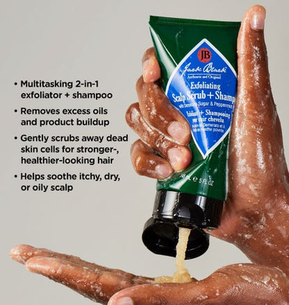  Exfoliating Scalp Scrub + Shampoo Jack Black 