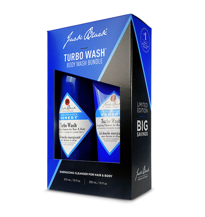  Turbo Wash Duo Bundle items n front of turbo wash duo packaged bundle