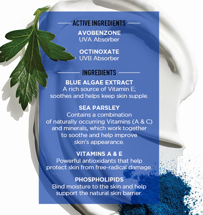 Double-Duty Face Moisturizer SPF 20 with Blue Algae Extract & Sea Parsley 2003