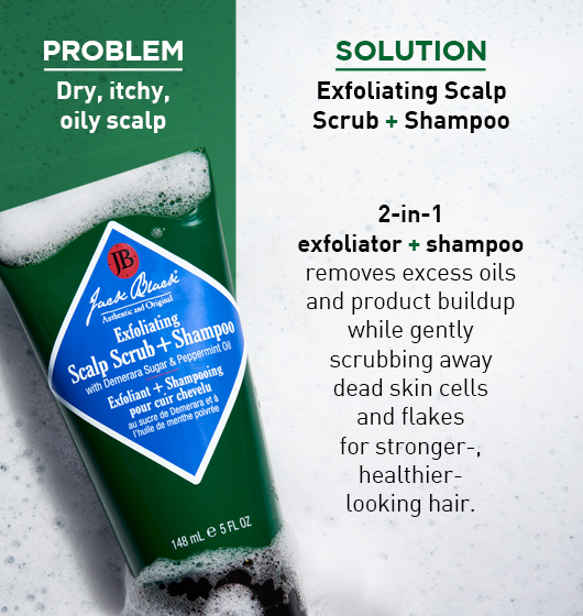  Exfoliating Scalp Scrub + Shampoo Jack Black 