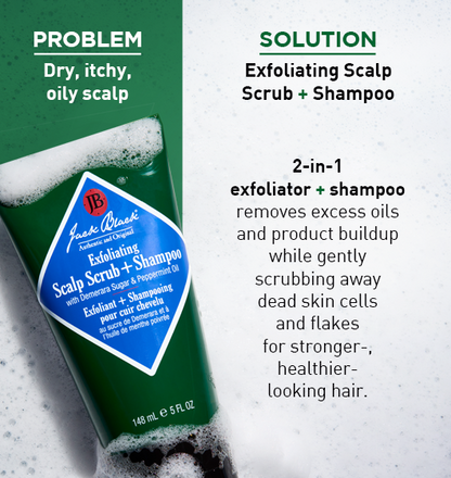  Exfoliating Scalp Scrub + Shampoo Jack Black 