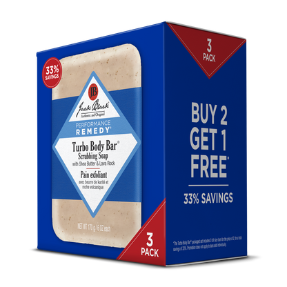 Turbo Body Bar® Scrubbing Soap, 3-pack