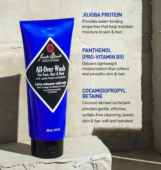 All-Over Wash for Face, Hair, and Body with Wheat Protein & Panthenol 4001